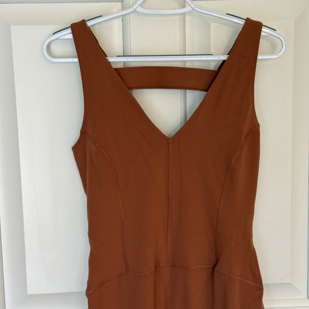 New! Free Movemnt x Free People Never Better One-Piece Brown 45443